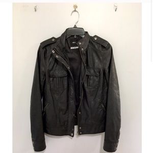 BDG Black Vegan Leather Jacket